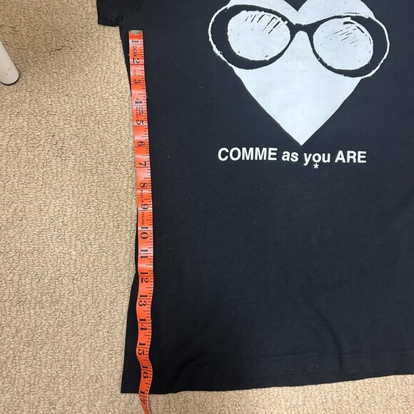 Black Score Comme T-shirt Black - Picture 6 of 7